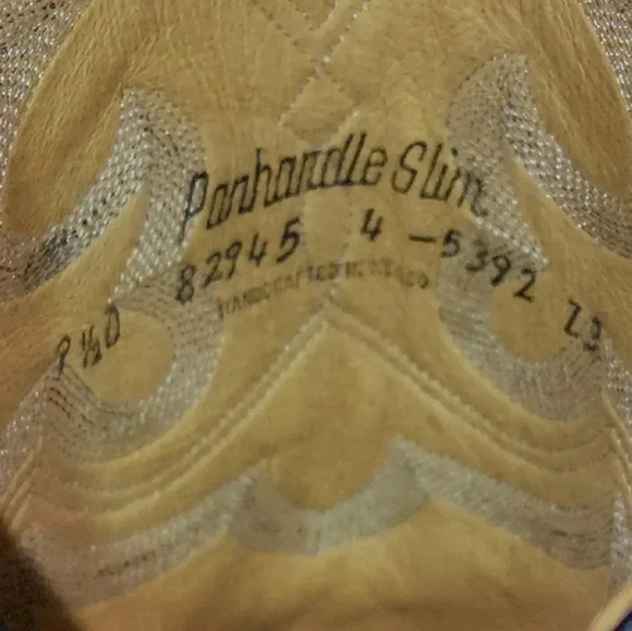 Vintage Panhandle Slim Python Skin Cowboy Boots. EUC! 9.5 D - Picture 7 of 7